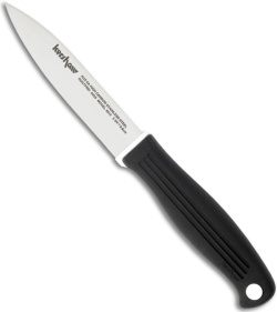 Kershaw 3.75" Paring Kitchen Knife w/ Kraton Handle (Satin Plain) 9915