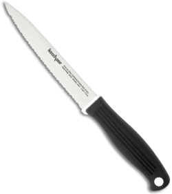 Kershaw 4.625" Medium Utility Kitchen Knife w/ Kraton Handle (Satin Serr) 9921