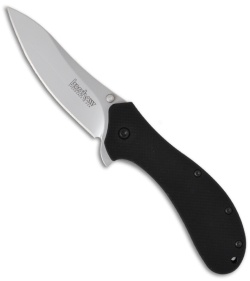 Kershaw Packrat Knife Spring Assisted (3.25" Bead Blast Plain) 1665