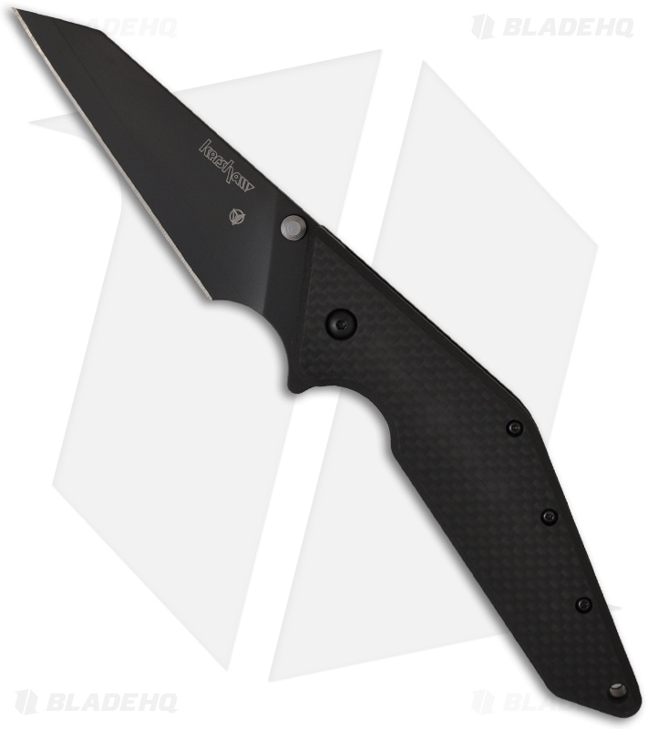 Kershaw Tilt Knife w/ Carbon Fiber (4" Composite Plain) 4001 Blade HQ