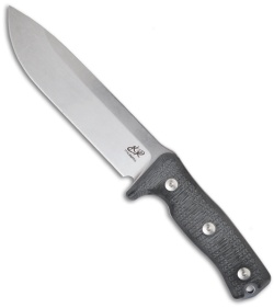 Knife Research Legion SC-1 Fixed Blade Knife Black G10 (6.69" Plain)