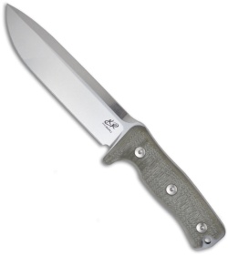 Knife Research Legion CC Fixed Blade Knife Green G10 (6.69" Plain)
