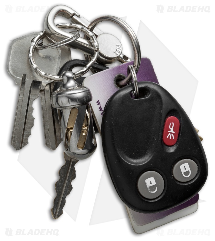 LionSteel Acorn Dice Keychain (Brass) DDOT Blade HQ