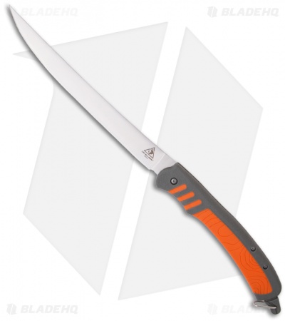 Lone Wolf Big Water Fillet Folding Knife (8" Satin Plain) 40040-100