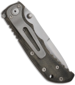 RARE Lone Wolf Knives Harsey T-3 Prototype Folding Knife Green (4.8" Plain)