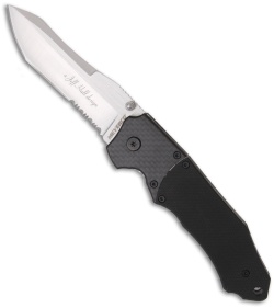Meyerco Heat Seeker Knife Spring Assisted Opening (3.625" Satin Serr)