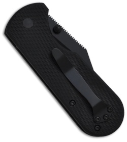 Meyerco Dirk Pinkerton Assisted Opening Wharning Knife (3" Black Plain)