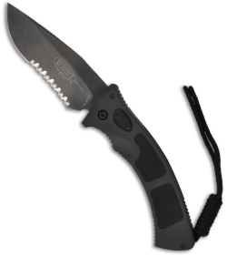 Rare Microtech Amphibian FN Herstal Automatic Knife (3.5" Serr) 300556