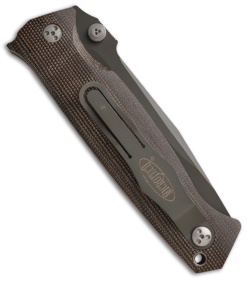 Microtech CMTX5 D/A Automatic Knife Canvas Micarta (3.5" OD Green) 10/2004