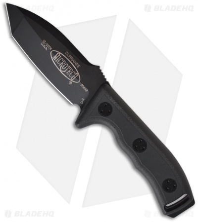 Microtech Currahee Tanto Fixed Blade Knife Black (4.5" Plain) 12/2006