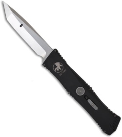 Rare Microtech Exodus OTF Tanto Automatic Knife (3.5" Satin Plain) 04/2005