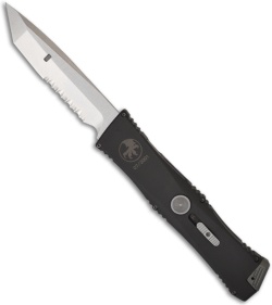 Rare Microtech Exodus OTF Tanto Automatic Knife (3.5" Stonewash Serr) 07/2001