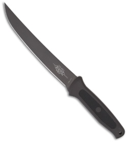 Microtech Black Marlin Filet Knife Fixed Blade (7" Black Plain) 08/2002