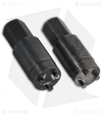 Microtech Cross Hair Flat Tri-Wing Tool Bit (Set of 2)