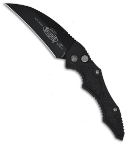 Microtech Kestrel Automatic Knife (3.95" Black Plain) 2011 Model 131-1