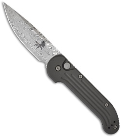 RARE Microtech LUDT Damascus Automatic Knife (3.4" Plain) 300333