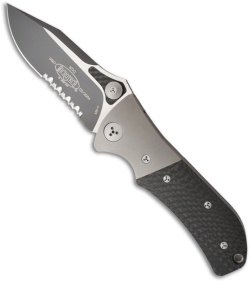 Microtech MTX2 D/A Knife Carbon Fiber Automatic (3.5" Black Serr) 05/2004