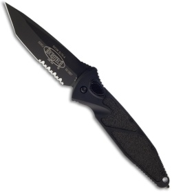 Microtech Socom Elite Tanto Tactical Automatic Knife (4" Black Serr) 02/2007
