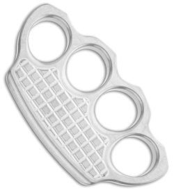 Microtech Marfione Distressed Titanium Knuckle Paperweight 4-Hole