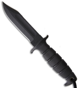 Ontario SPEC PLUS SP2 Air Force Survival Knife (5.5" Black Plain) 8305