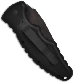 Asheville Steel Paragon Custom Buffalo-Pearl ATKO 8 Automatic Knife (3.5" Serr)
