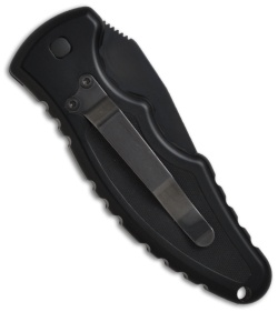 Asheville Steel Paragon Knives PARA-8X Automatic Knife (3.5" Black Plain)