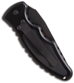 Asheville Steel Paragon Knives PARA-8X Automatic Knife (3.5" Black Serr)