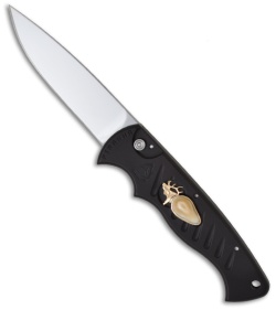 Piranha Knives Custom Pocket Automatic Knife Polished Antler (3.2" Mirror Plain)
