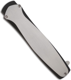 Protech Dark Angel Prototype Two-Tone Steel OTF Automatic Knife (3.7" Plain)