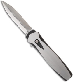 Protech Dark Angel Prototype Two-Tone Steel OTF Automatic Knife (3.7" Plain)