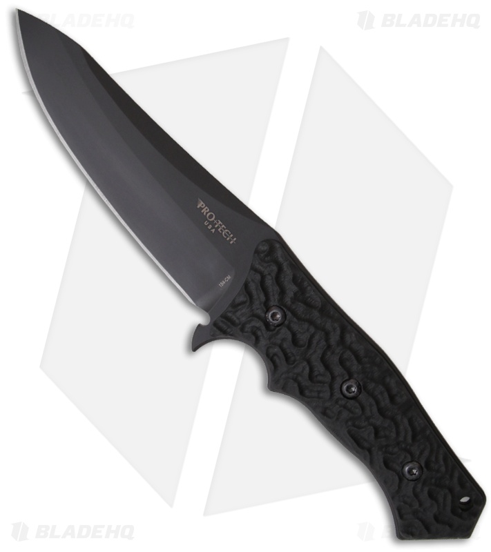 Protech Spindrift Knife Elishewitz Fixed Blade Black G10 (5.5" Black