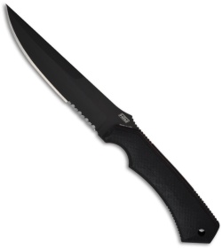 HTM Randall King Desert Enforcer Fixed Blade Clip Point Knife (5" Black Serr)