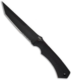 HTM Randall King Desert Enforcer Fixed Blade Tanto Knife (5" Black Serr)