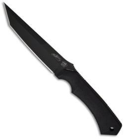 HTM Randall King Desert Enforcer Fixed Blade Tanto Knife (5" Black Plain)