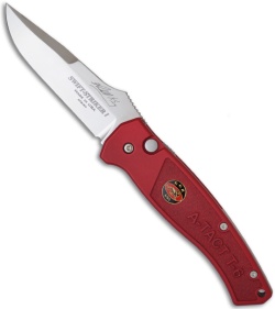Randall King Knives Large Swift Striker I Red Automatic Knife (3.9" Polished)