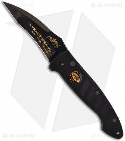 Randall King Tsavo Wraith Auto Knife (Black 24K)