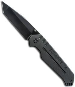 Schrade SCH105 Tactical Tanto Folding Knife (3.3" Black Plain)
