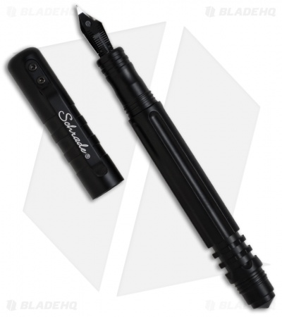 Schrade Tactical Pen & Defense Tool - Black (Fountain & Rolling Ball) SCPEN3BK