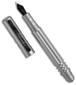 Schrade Tactical Pen & Defense Tool - Silver (Fountain & Rolling Ball) SCPEN3SL