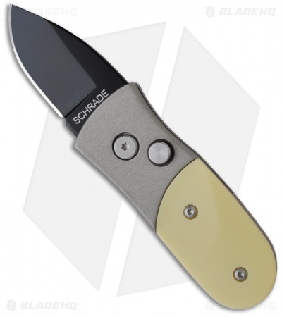 Schrade California Issue Automatic Knife (1.75" Black Plain) SCAL-BY