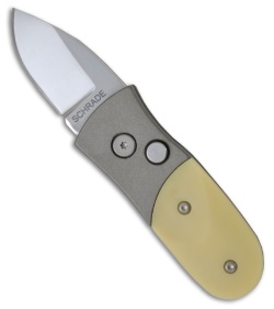 Schrade Knives California Issue Automatic Knife (1.75" Satin Plain) SCALY