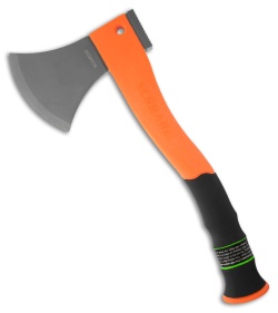 Schrade SCAXE2O Extreme Survival Small Axe Orange Fire Starter & Hammer Head