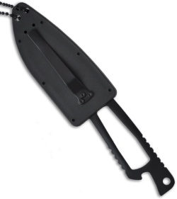 Schrade Extreme Survival SCHF5SN Fixed Blade Neck Knife (3.1" Black Serr)