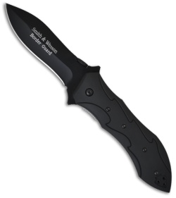 Smith & Wesson Border Guard Folding Knife (3.75" Black Plain) SWBGB
