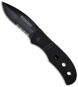 Smith & Wesson CKG105S Extreme Ops Folding Knife (3.4" Black Serr)