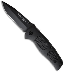 Smith & Wesson Medium S.W.A.T. Automatic Knife (3.25" Black Plain) SW4000B