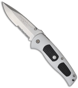 Smith & Wesson Large S.W.A.T. Automatic Knife (3.75" Satin Serr) SW3000