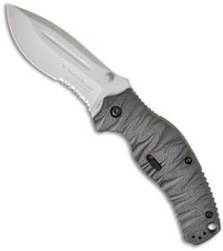 Smith and Wesson Assisted Opening Knife (3.3" Satin Serr) SWEE3S