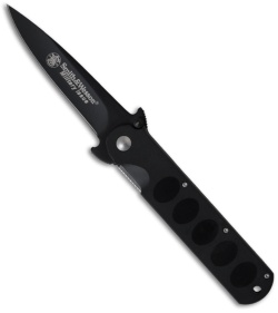 Smith & Wesson SWMI Military Issue Folding Knife (3.3" Black Plain)