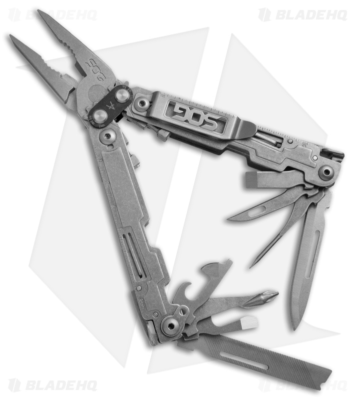 SOG PowerAccess 18in1 MultiTool w/ Pocket Clip PA1001CP Blade HQ